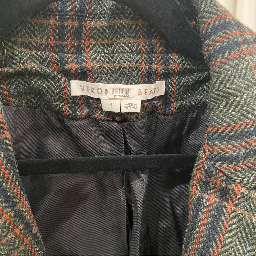 Veronica Beard Plaid Miller Dickey Jacket - Picture 3 of 9